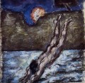 Mujer sumergiéndose en el agua Paul Cezanne